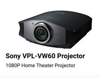 HD 1080p Sony Video Projector and Screen