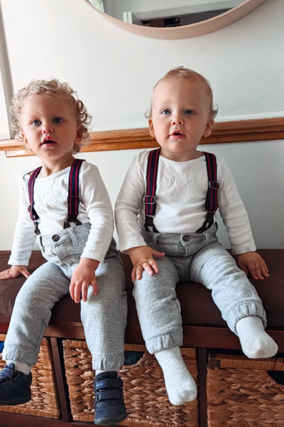 Dress Pants w/Suspenders, 18-24m, great for twins!, View more
