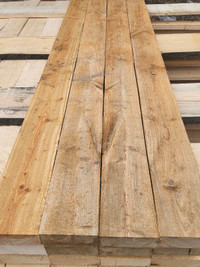Rough cut tamarack Dimensional lumber