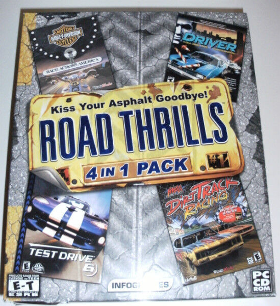 PC GAMES: Road Thrills (4 in 1 Pack). NEW. in PC Games in Calgary - Image 2