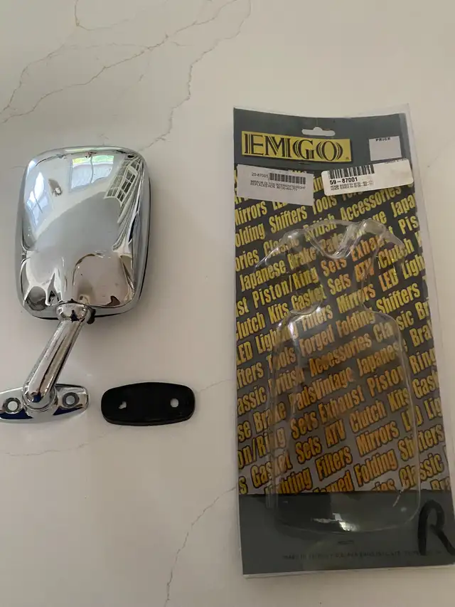 83 Goldwing Interstate right hand mirror in Motorcycle Parts & Accessories in Hamilton - Image 3