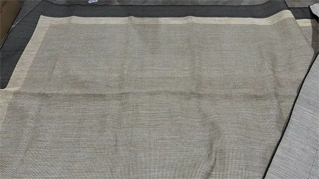 Eco Solid Border Black 9 ft. x 12 ft. Indoor/Outdoor Area Rug in Rugs, Carpets & Runners in City of Toronto - Image 10