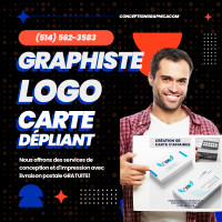 Carte d’affaire, Logo, Graphiste, Infographiste