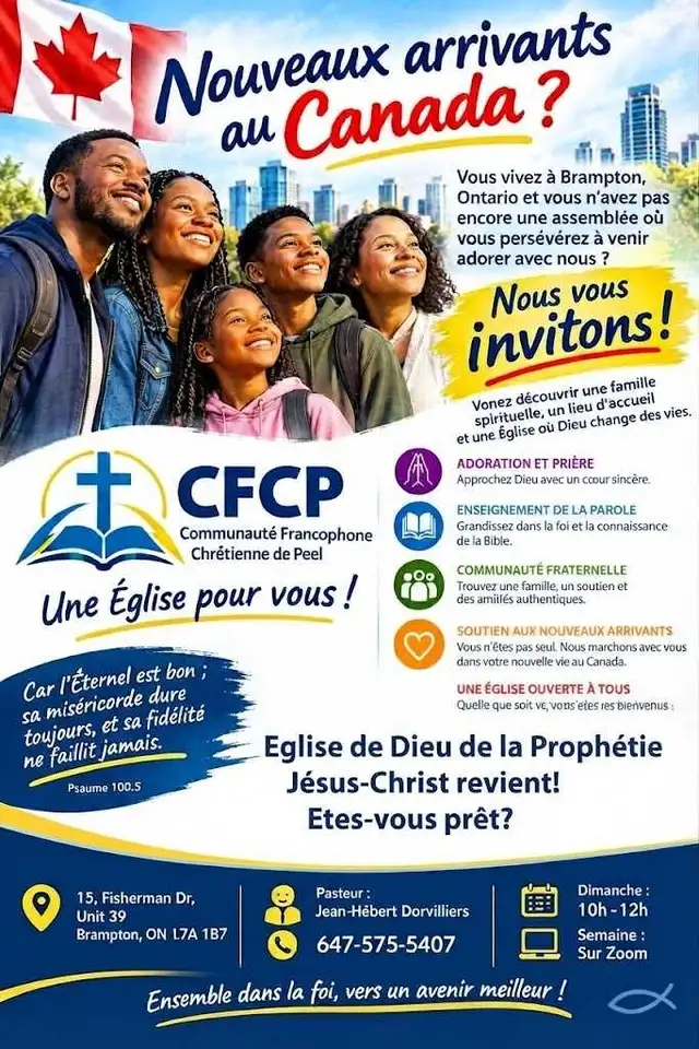 CHURCH OF GOD CFCP   15 Fisherman Dr, Brampton, ON L7A 1B7