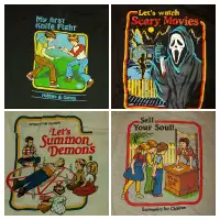 Horror / Funny Graphic Tees Ghost Face Steven Rhodes Sell Soul D