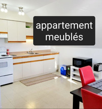Appartement tout meublés - 1er juillet 2024 - Drummondville.