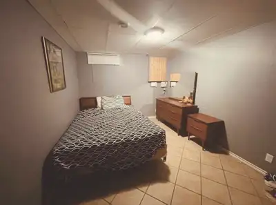 A clean, spacious and comfortable basement available for rent. The unit includes: • ️ Large bedroom...