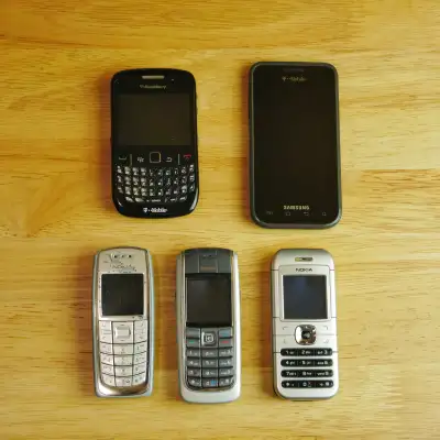 Nokia Samsung Blackberry working cell phones, View more