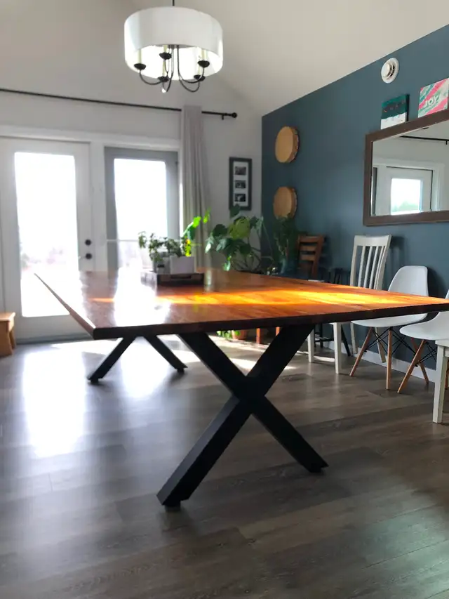 X-Large Harvest Table- solid wood in Dining Tables & Sets in Winnipeg - Image 5