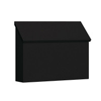 Current NEW Large Series Black Standard Horizontal  Mailbox $230