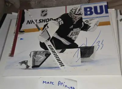 Darcy Kuemper 8x10 signed photo Kings Hockey / Photo 8x10 signée, View more
