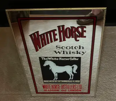 Bar Mirror White Horse Scotch Whisky-, View more