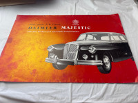 VINTAGE 1958 DAIMLER MAJESTIC SALES BROCHURE #M1616