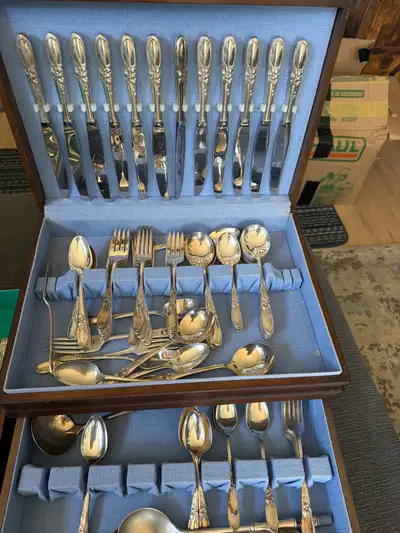 Grandma’s silverware (silver plated), View more