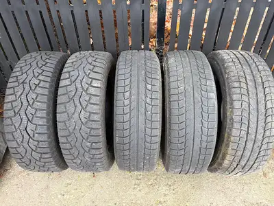 Set of 5 winter tires (3 Michelin Latitude X-Ice + 2 Joyroad) from Volvo XC90, good tread. $250 for...