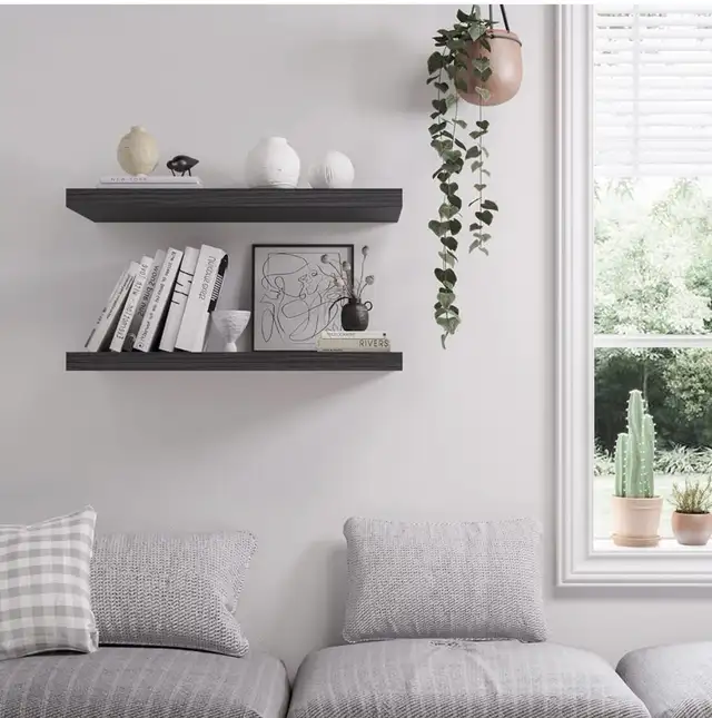 JPND Floating Shelf, Set of 2 Wall Shelves in Home Décor & Accents in Markham / York Region - Image 3