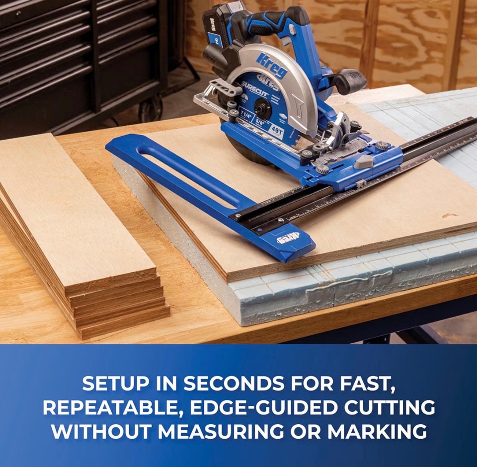 Kregs KMA2400 Rip-Cut Circular Saw Guide | Power Tools | City of ...