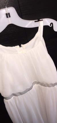 White Junior bridesmaid dress 