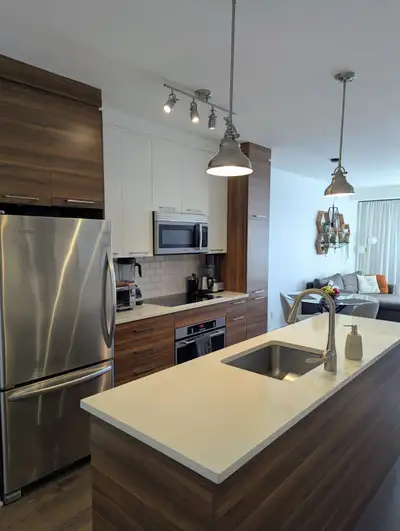 Condo 4½ meublé tout inclus, Location 3 mois, Sud-Ouest, Parking, View more