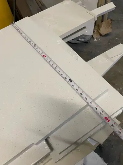 We can make small countertops or tabletops from leftovers of bigger countertop projects. Price range...