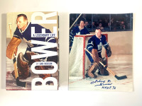 Johnny Bower (Book + Autographed photo)