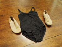 Motionwear LG Black Dance Cheer Dress &Leather Dance Cheer Shoes