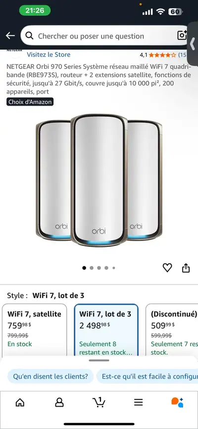 NETGEAR Orbi 970 Series, View more