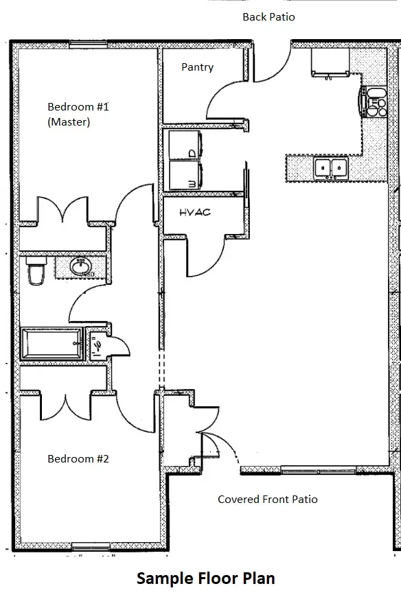 2 Bedroom, 1 Bathroom Rental62864382876675122