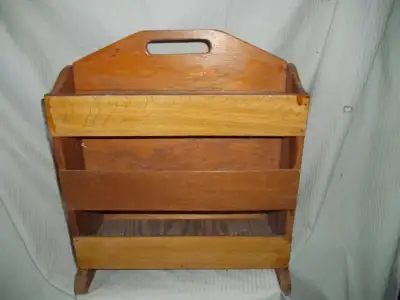 Wood Magazine Rack, View more
