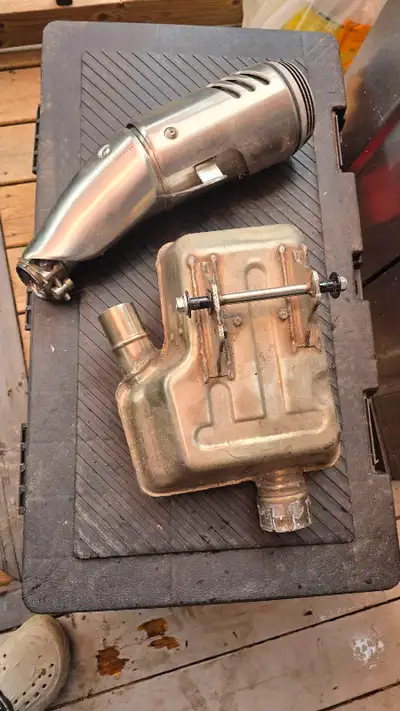 CFMOTO 700 heritage OEM exhaust Send me an offer. Thanks for looking