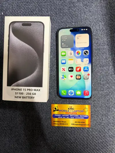 IPhone 15 pro max Unlocked , View more