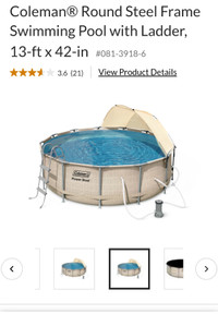 Brand new coleman pool.  Never used.