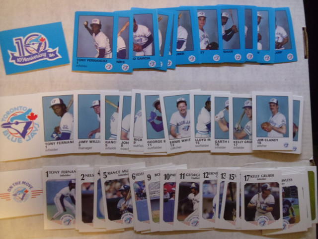 TORONTO BLUE JAYS-Complete Players Safety Sets. in Arts & Collectibles in Oakville / Halton Region