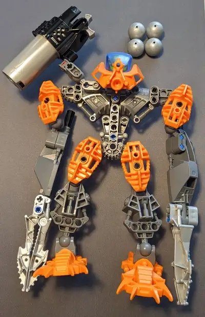 For Sale: Lego Bionicle Toa Pohatu, set 8687, from 2008. 100% hand verified complete with all parts....