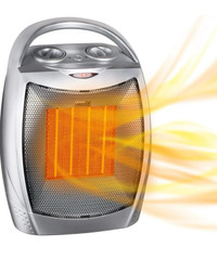 GiveBest portable electric space heater with thermostat, 1500W /