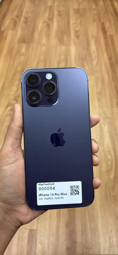 iPhone  14 Pro Max 128GB Deep Purple, View more
