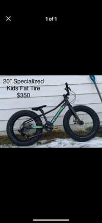 20” Specialized Kids Fat Tire Bike