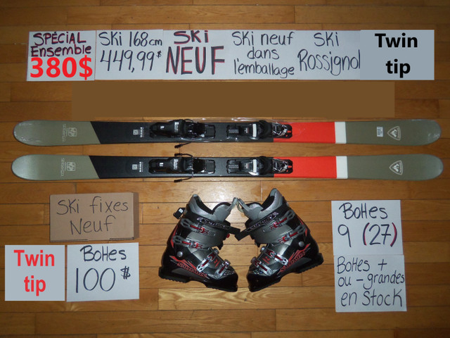 Ensembles ski alpin TWIN TIP 150 160 166 170 171 176 cm dans Ski  à Drummondville - Image 4