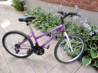 Kids Purple Huffy Granite 18 Speed 24" Tire Road Bike Mint shape