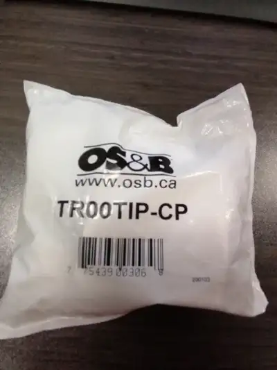 TR00TIP-CP OS&B Tip-Toe Closure with Plastic Bell SLIDEON™ CHROM, View more