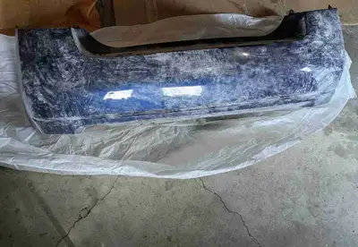 NEW Nissan Sentra Bumper Rear Bumper, ordered for 2008 Fits 2007-2012 Nissan Sentra Paint Color Blue...
