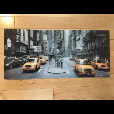 Cadre décoratif rue de New York effet 3D (23cm x 50cm), View more