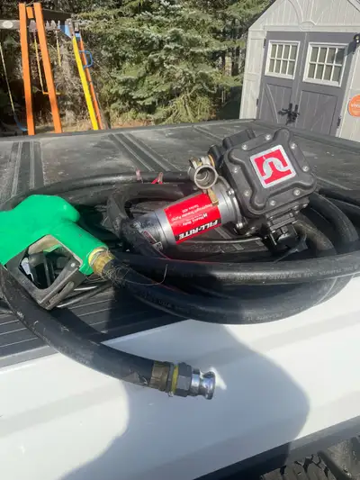 12v DC barrel pump with telescoping suction pipe, everything included in pictures. Series 400 diaphr...