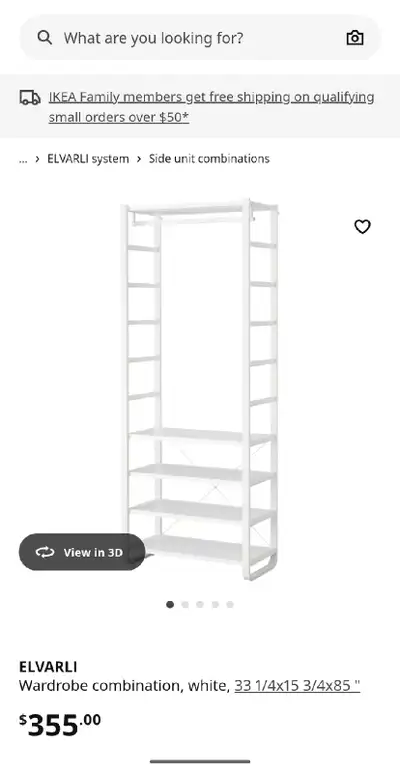 elvari wardrobe shelf , View more