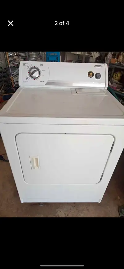 Whirlpool electric dryer with 30 days warranty , View more