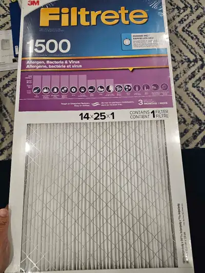 Three 3M 1500 Filtrete , View more
