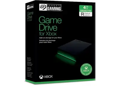 Boitier externe usb 3.2 avec disque dur BarraCuda 4TB pour xbox slim C'est une boîte ouverte amazon....