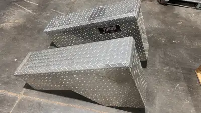 These are used Yukon truck fender boxes, perfect for adding extra storage to your truck bed, constru...