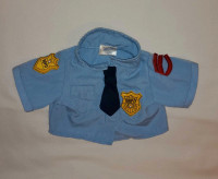 Build-A-Bear Police Officer Cop Uniform Top Shirt BABW 2018