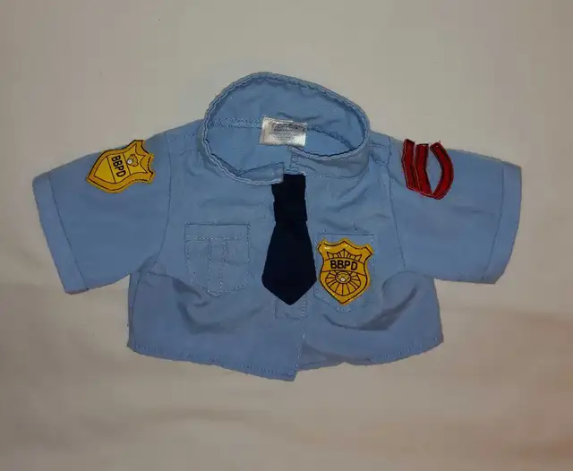 Build-A-Bear Police Officer Cop Uniform Top Shirt BABW 2018 in Arts & Collectibles in Truro - Image 2